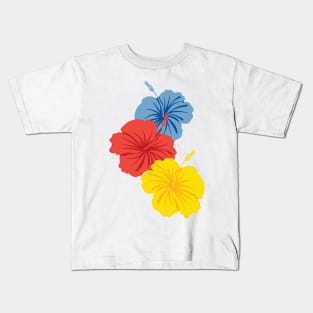 Bright Hibiscus Kids T-Shirt